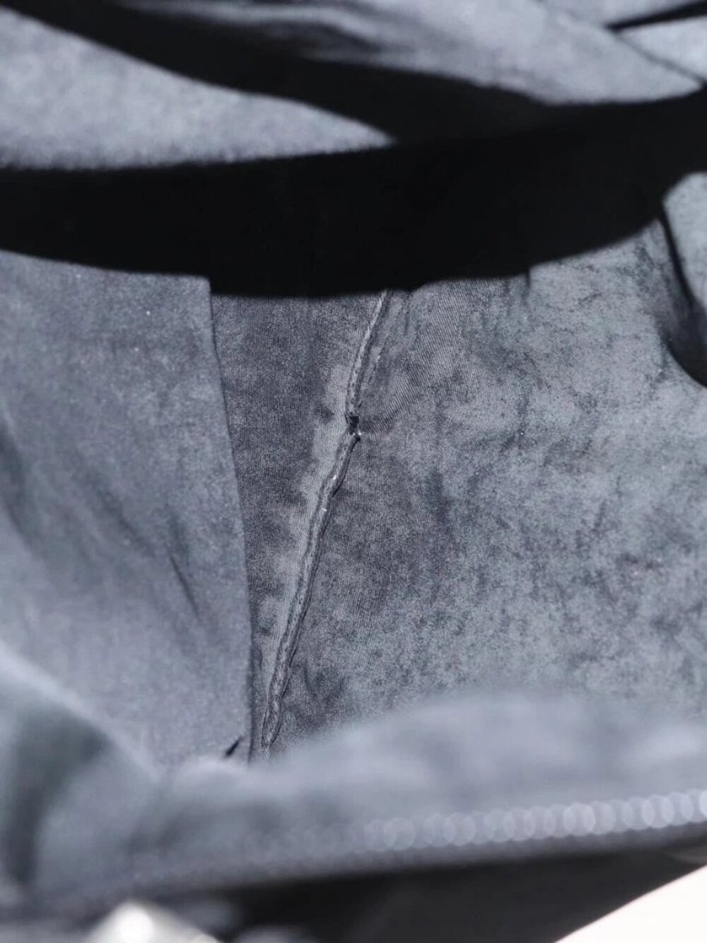 PRADA Shoulder Bag Nylon Black Silver - Picture 11 of 16